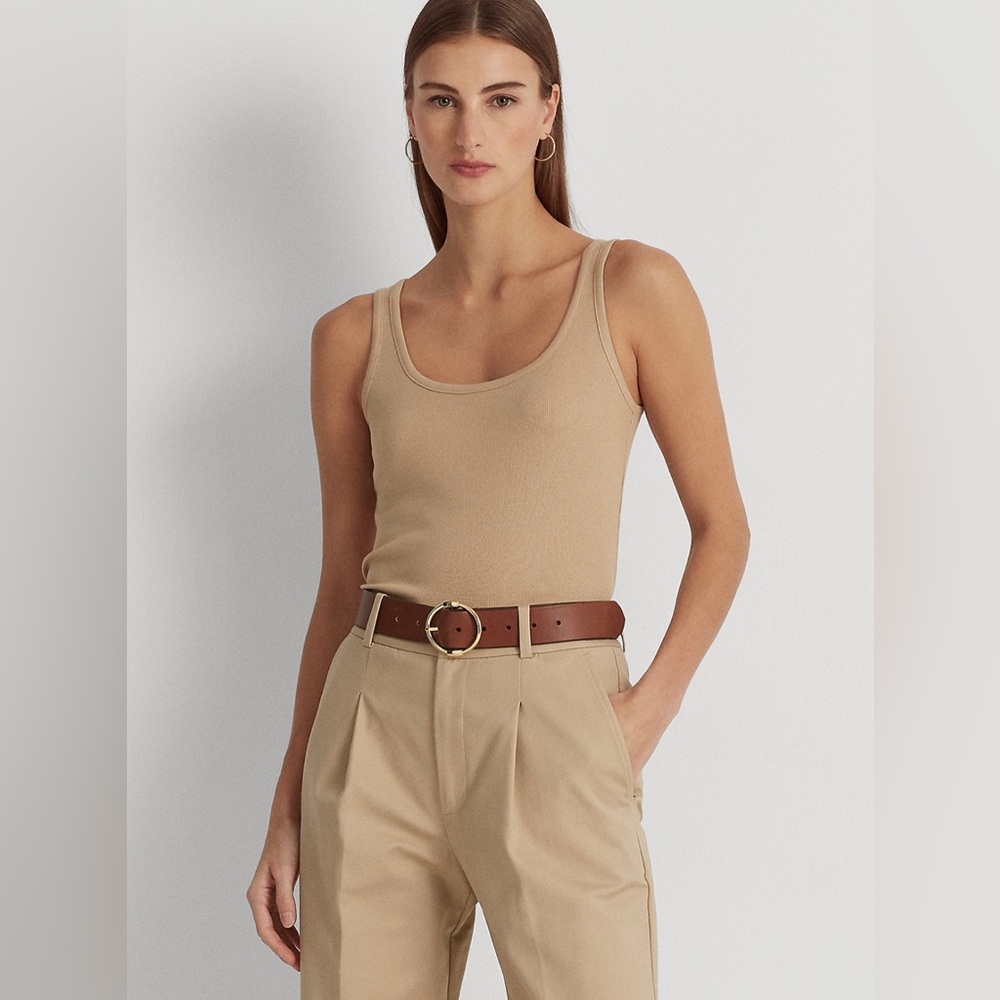 New! Lauren Ralph Lauren
Cotton-Blend Tank Top - Picture 2 of 11